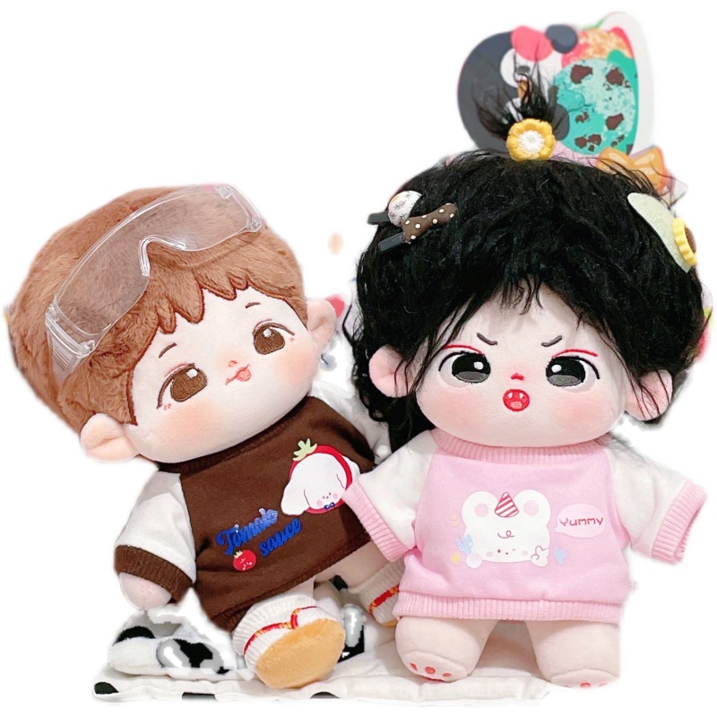 Áo sweater hoạ tiết dễ thương cho bé doll 20cm