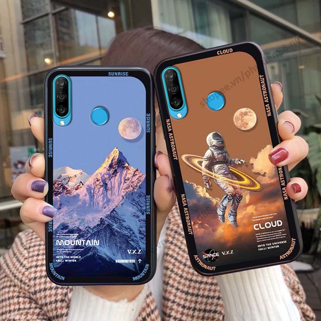 Ốp Huawei Nova 4e / P30 Lite hình vũ trụ, mountain, cloud phong cách cá tính
