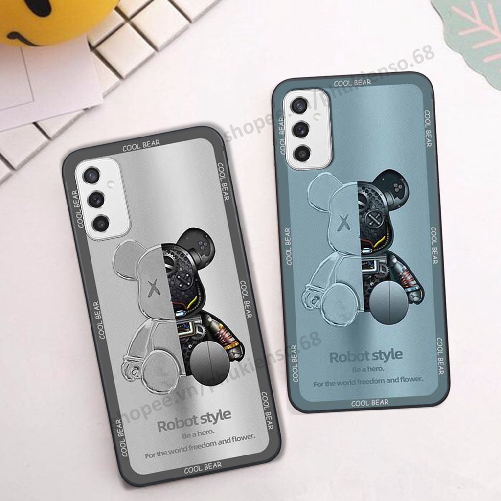 Ốp lưng điện thoại Samsung M52 5G in hình gấu bear, kaws, doremon thời trang, ốp lưng cao cấp chất lượng