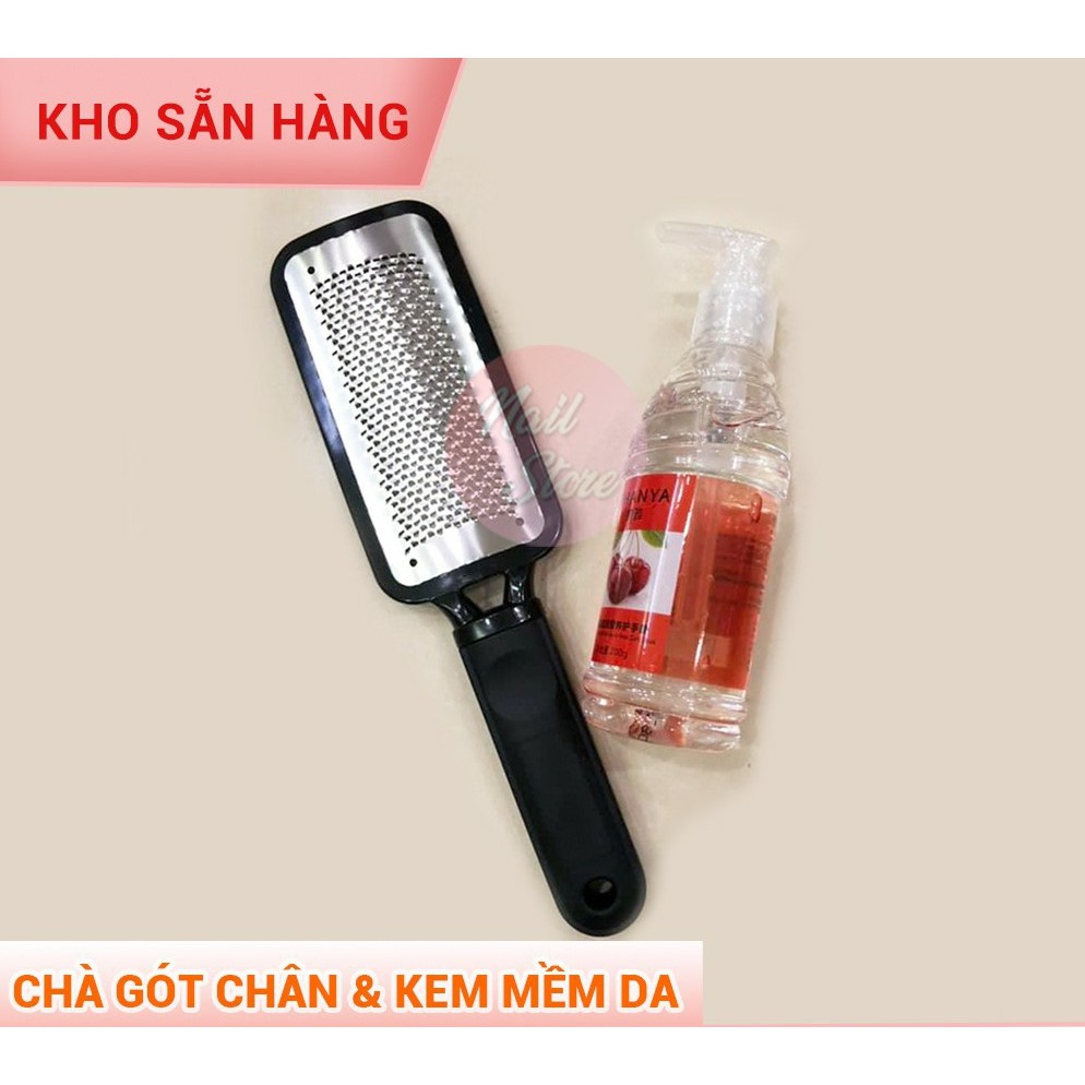 BỘ SẢN PHẨM CÂY CHÀ GÓT CHÂN + KEM LÀM MỀM DA (SHANYA/XINA)