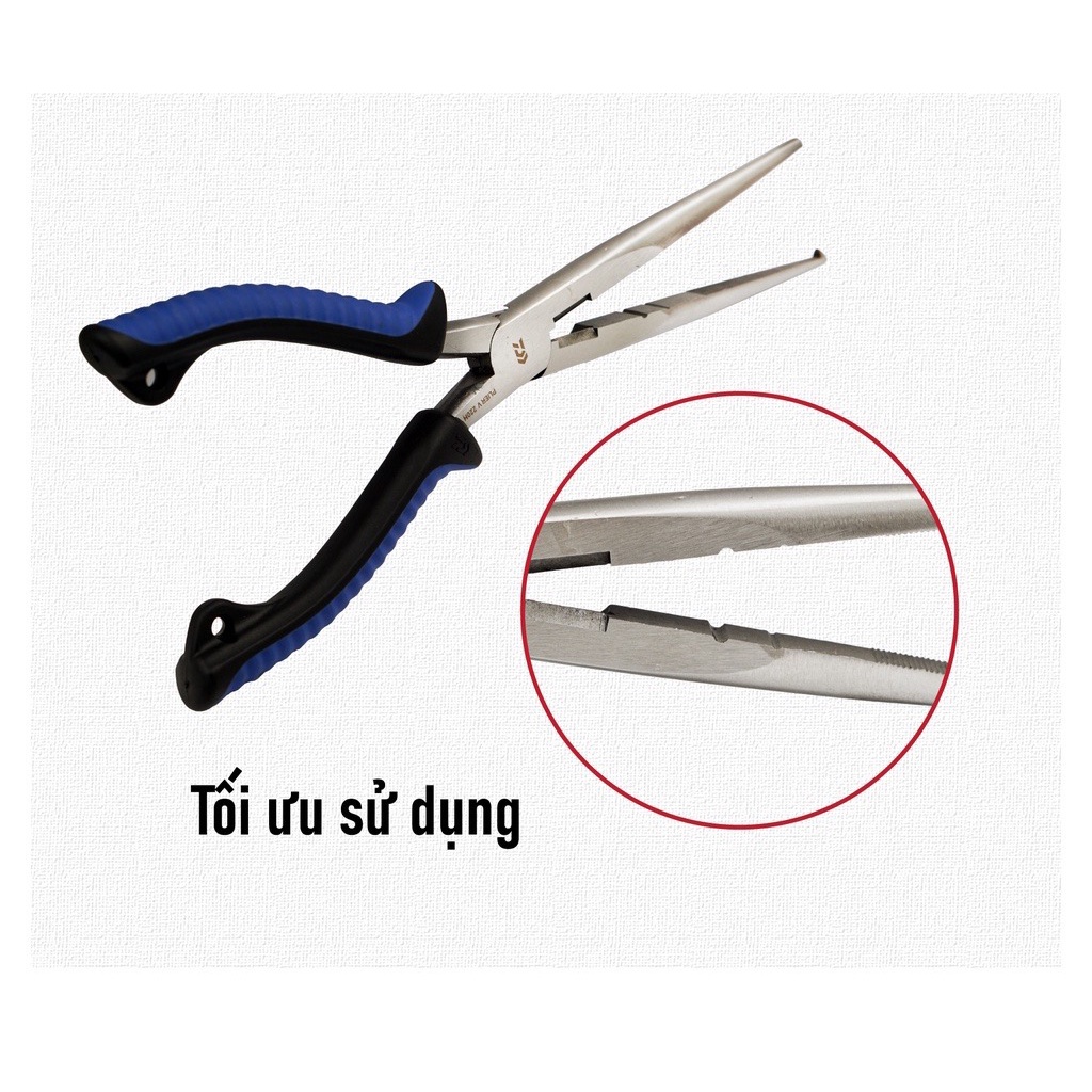 Kìm lure Daiwa Plier V kìm gấp cá gỡ lưỡi tháo khoen cắt dây