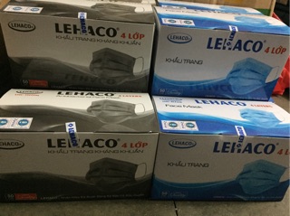 Khẩu trang y tế Lehaco 4 lớp