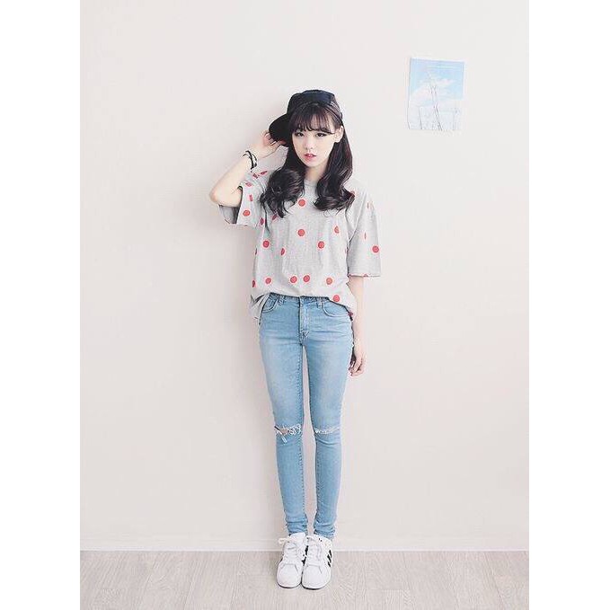 Skinny Pull&bear rách gối