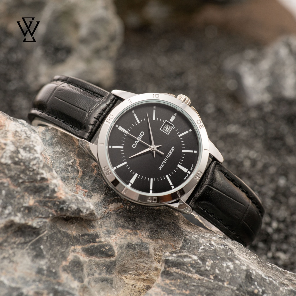 Đồng Hồ Quartz Nữ Casio WATCHSTORE LTP-V004L-1AUDF Thiết Kế Mặt Tròn Kính Khoáng 30.3mm, Dây Da, Vỏ Thép Không Gỉ