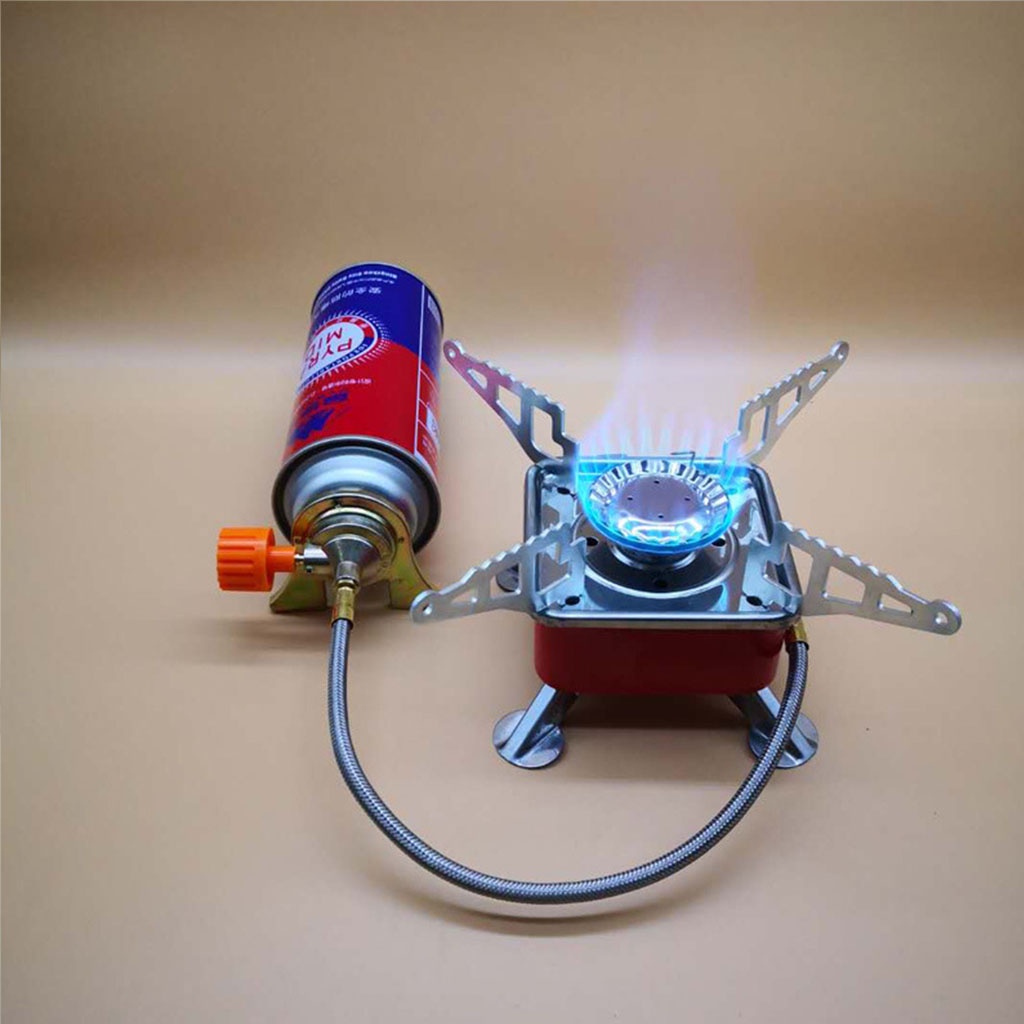 Bếp gas du lịch, bếp ga mini, bếp gas da ngoại TR193 tặng dây dẫn gas