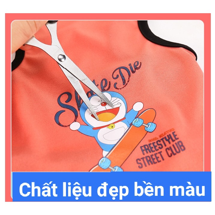 Áo Phông ba lỗ cho chó mèo chất vải đẹp họa tết mèo máy Doraemon