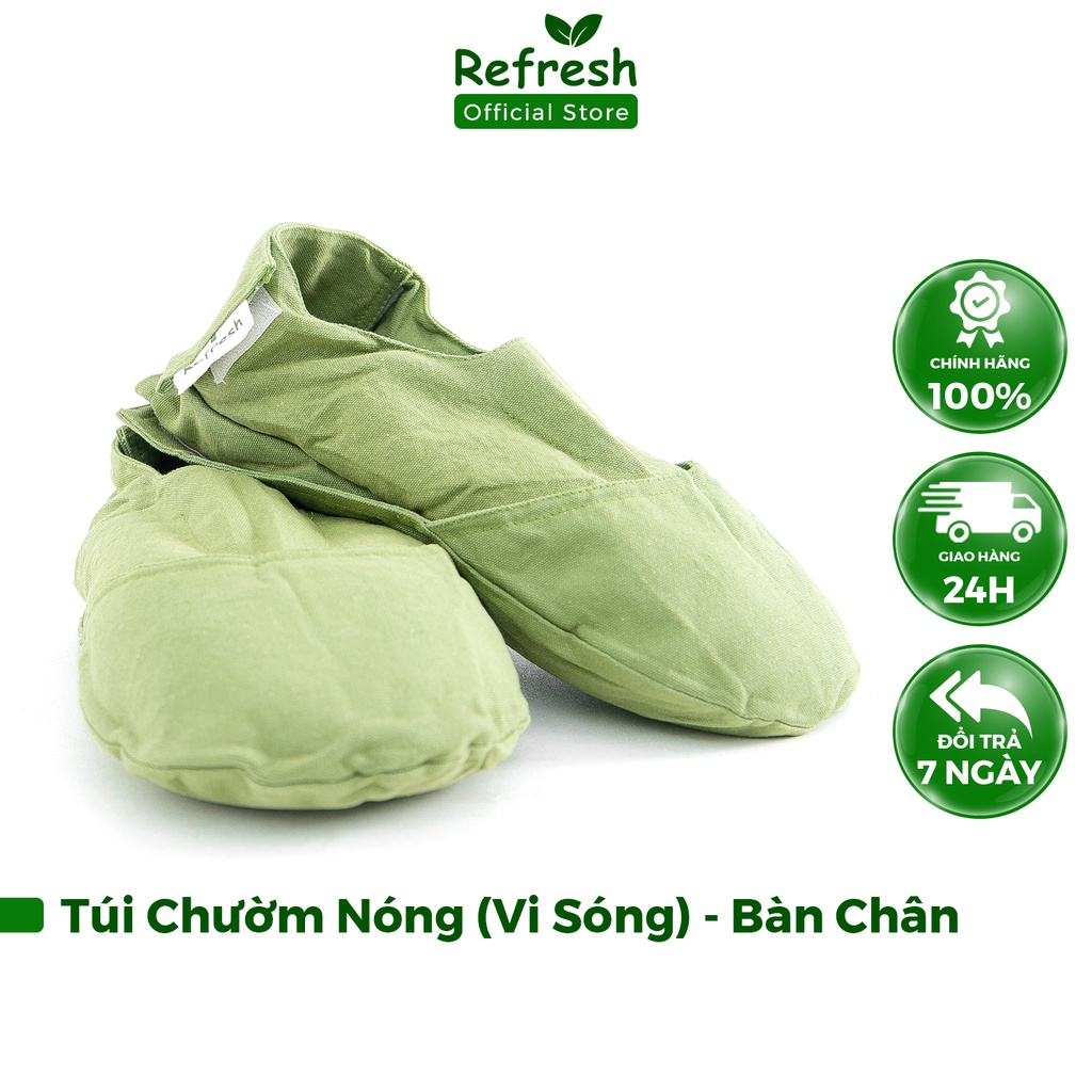 Túi Chườm Nóng Thảo Dược REFRESH Giảm Đau Nhức Bàn Chân, Giảm Tê Lạnh, Nhức Mỏi Chân - Loại Làm Nóng Bằng Lò Vi Sóng