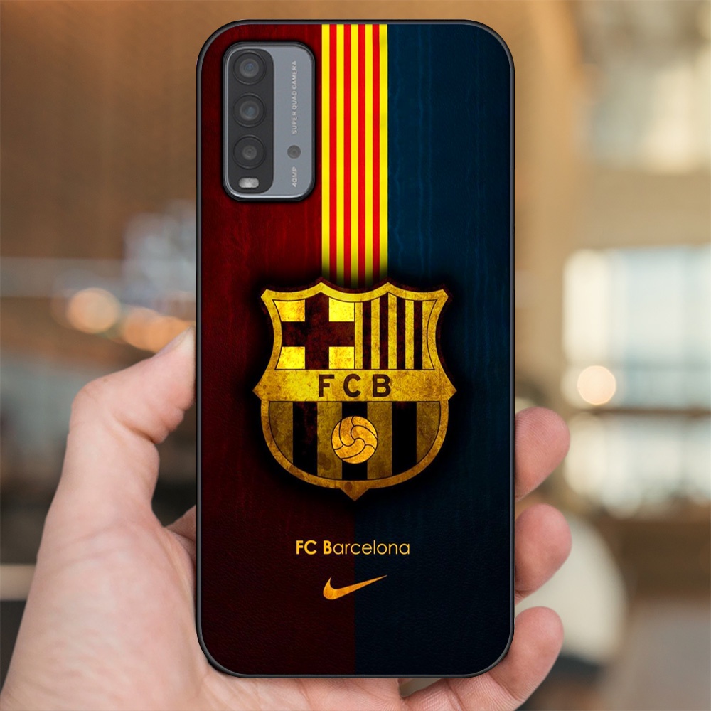 Ốp lưng Xiaomi Redmi 9T viền đen in hình Barcelona Barca