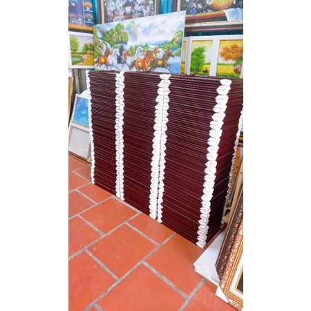 Khung Bằng Khen A4  mặt phim nhựa.Màu nâu hoa văn