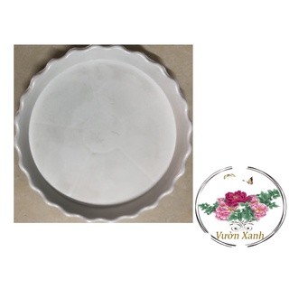 Đĩa lót chậu tròn khía phi 11cm - #047d#