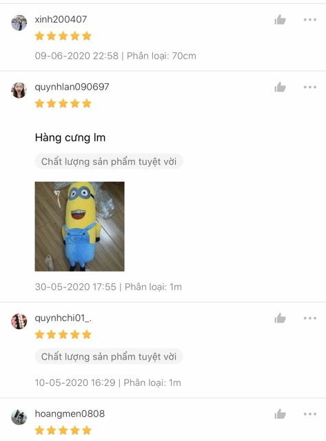 Gấu bông Minion