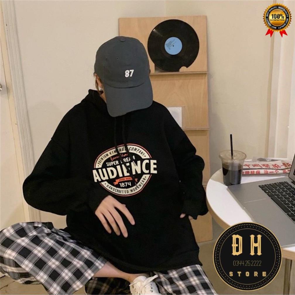 Áo Hoodie Nữ 2 Lớp Có Mũ In Chữ Audience Tay Dài Dáng Rộng Phong Cách Hàn Quốc Cá Tính . | BigBuy360 - bigbuy360.vn