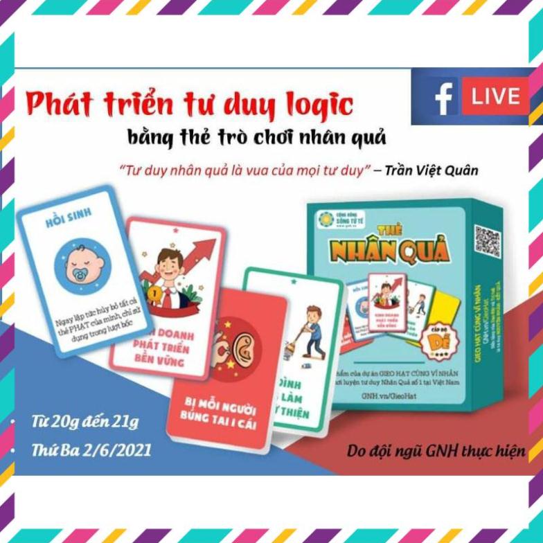 Combo thẻ nhân quả dễ + trung bình