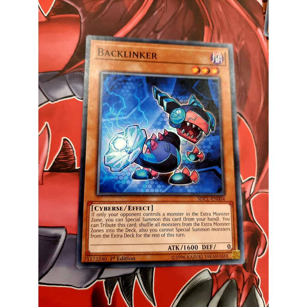 THẺ BÀI YUGIOH MINT 90% -Backlinker