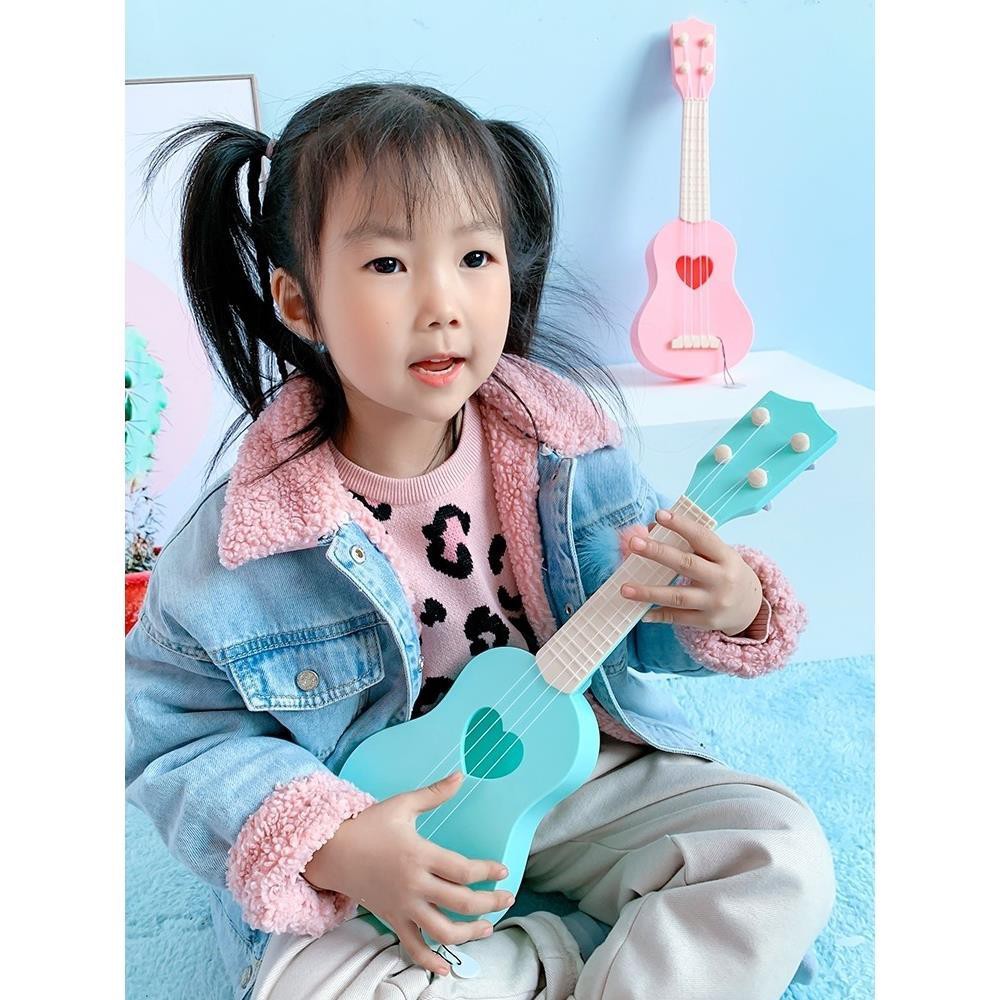 Đồ chơi trẻ em guitar cho Douyin.com Red girl mini ukulele boy nhạc cụ mô phỏng violin