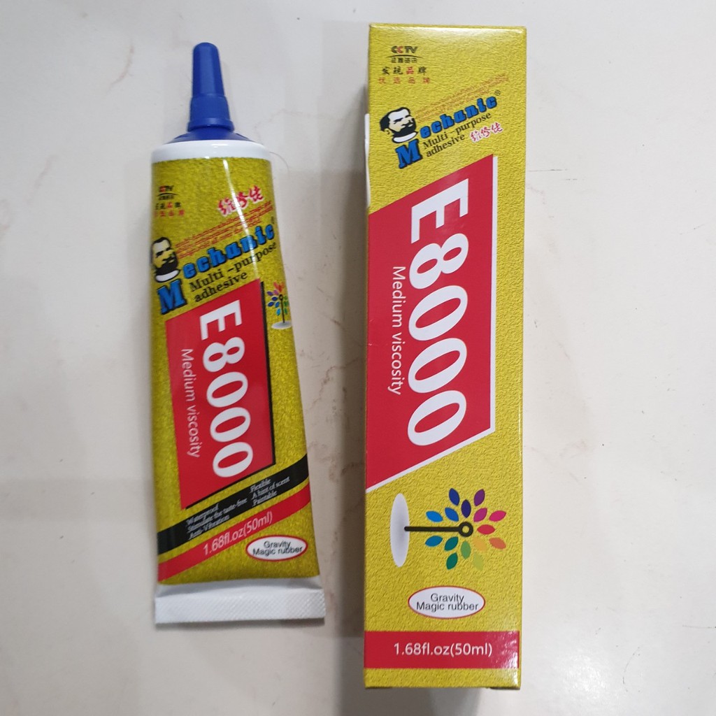 Keo dán ron E8000 ( màu trong 50ml )
