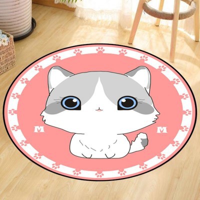 Thảm tròn hình hoạt hình cho chó mèo