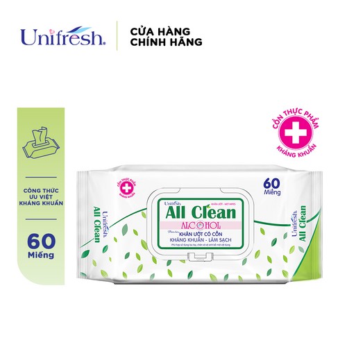 Khăn Ướt Unifresh All Clean 60 miếng