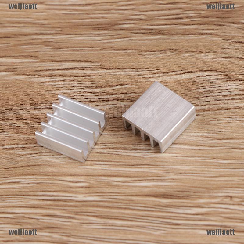 PHU KIEN 10 miếng nhôm tản nhiệt điện tử 11 * 11 * 5mm