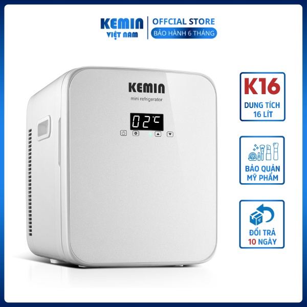 Tủ lạnh mini Kemin K16 - 16L làm nóng lạnh 2 chiều Bảo hành 6 tháng