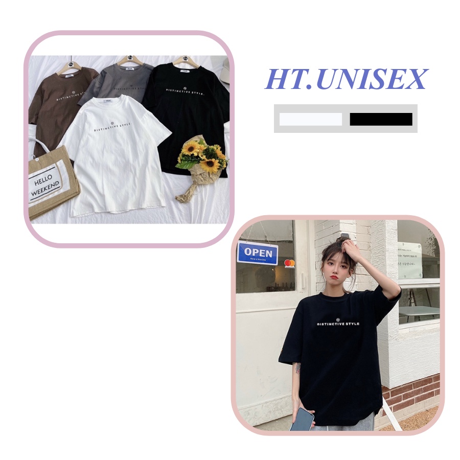 Áo thun 3158 cotton khô nữ form rộng chất dày quảng châu Distin ctive style NH4