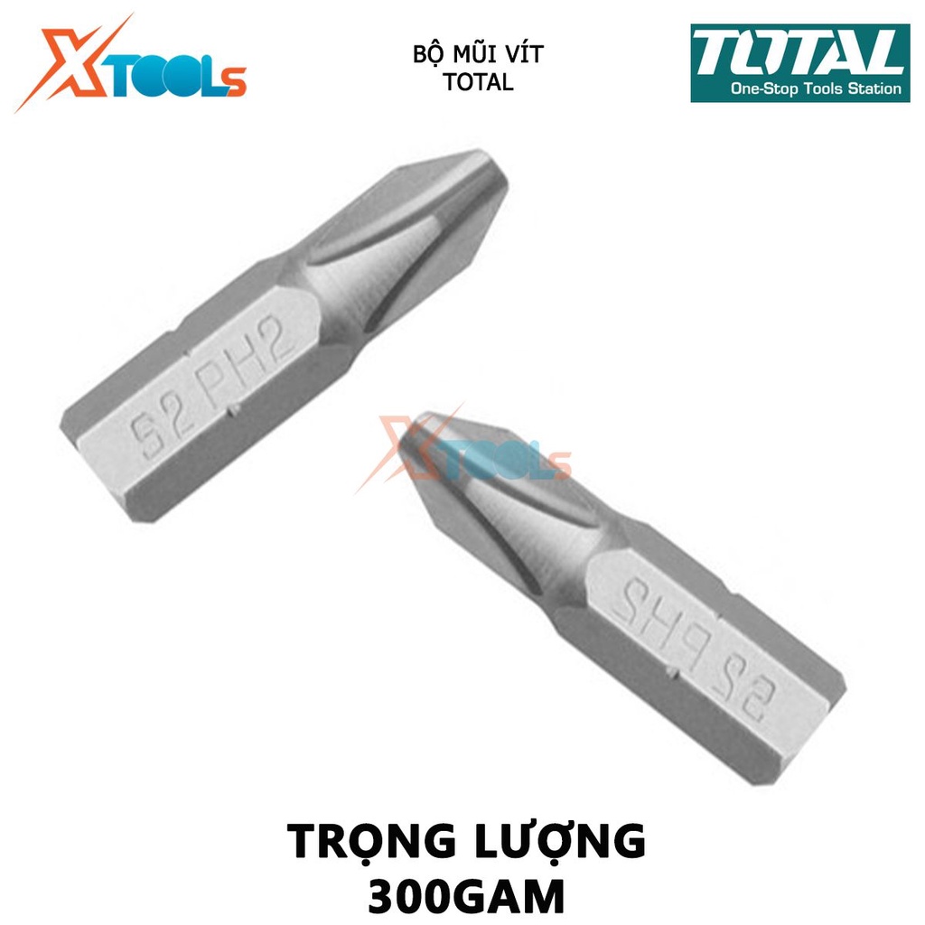 Bộ mũi vít bake 20 chi tiết TOTAL | bộ mũi vít tháo lắp các thiết bị có hình bake [CHÍNH HÃNG] [XTOOLs]
