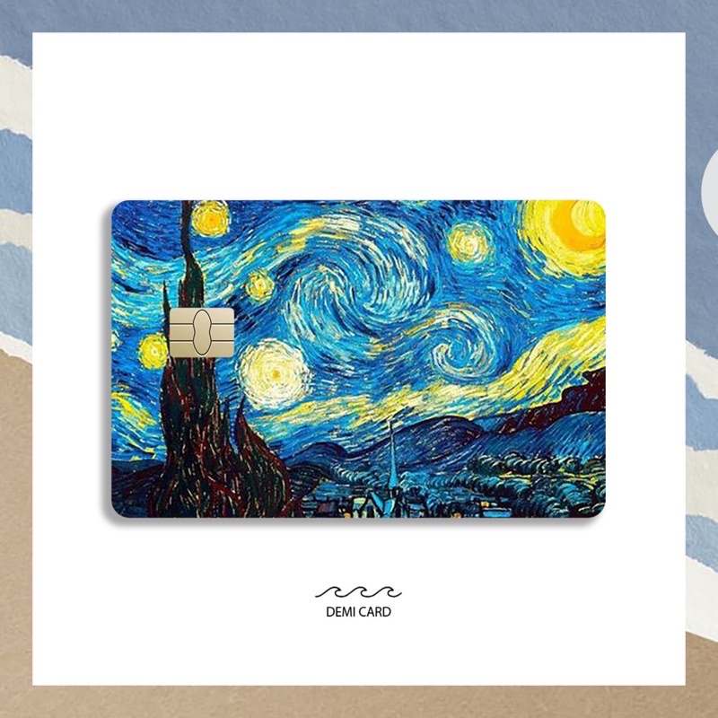 Van gogh card- Miếng dán thẻ ngân hàng