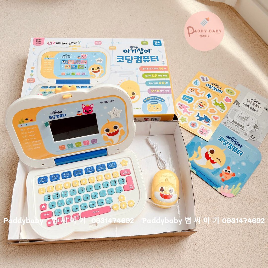 LAPTOP PINKFONG HÀN QUỐC CHO BÉ HỌC TIẾNG ANH TIẾNG HÀN