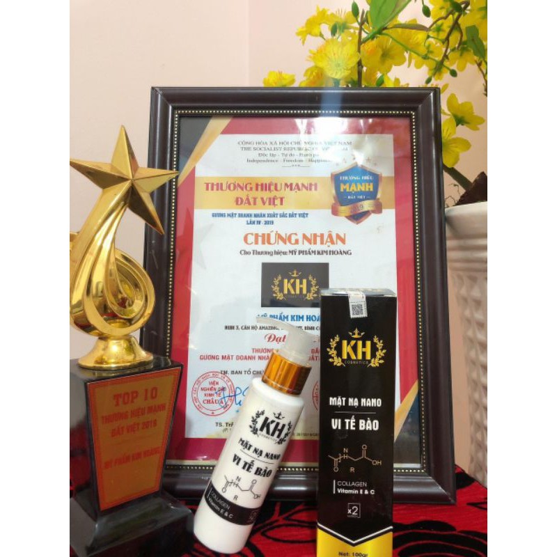 Mặt Nạ Nano Vi Tế Bào Kim Hoàng (tặng sữa rửa mặt)