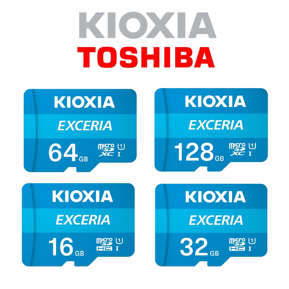 Thẻ nhớ Kioxia (Toshiba) Micro SDHC 16GB 32GB 64GB C10 UHS-I 100MB/s - FPT phân phối