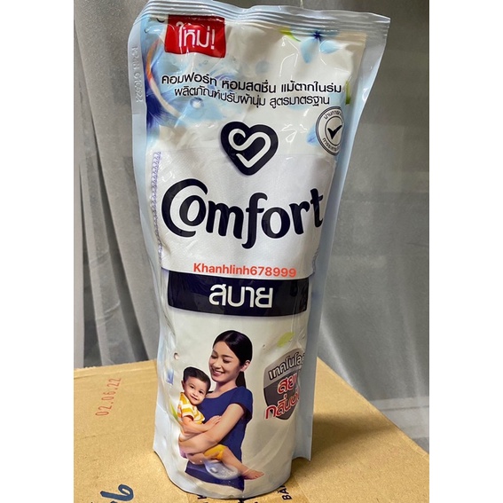 Nước xả comfort dạng túi 500ml có nhiều mầu