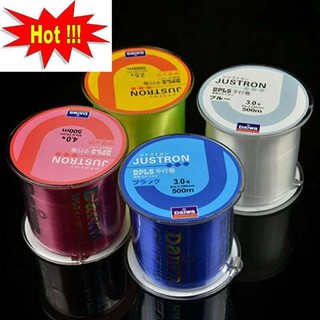 [RẺ VÔ ĐỊCH]  ống dây cước Câu Cá Daiwa Justron siêu bền 500m Chính Hãng Chịu tải lớn
