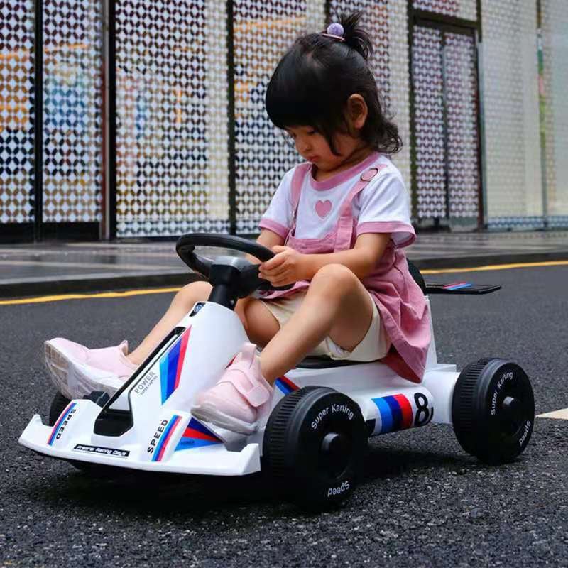 ô tô điện trẻ em kart 8 mini cho bé từ 3-7 tuổi