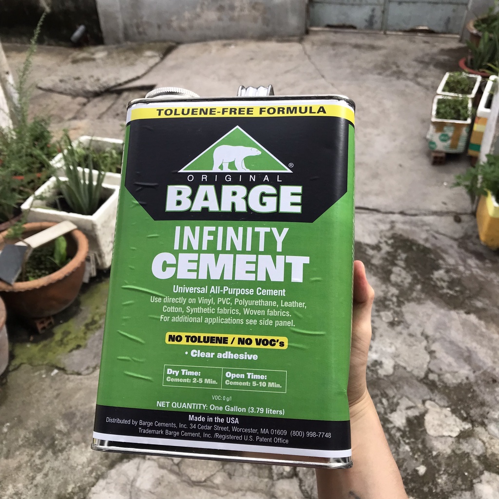 Keo Dán Giày Barge Infinity Cement Can Zin 3.8 lít