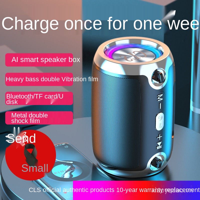 Loa bluetooth không dây âm thanh nổi cao cấp có thể lắp thẻ nhớ