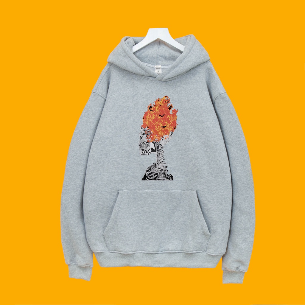 Áo Nỉ Hoodie XƯƠNG LỬA Dogo Store , áo hoodie nam nữ nỉ bông cotton