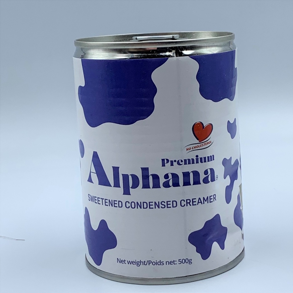 Hàng Móp Sale Rẻ - Combo 3 lon sữa đặc có đường Premium Alphana 500g/lon, giàu vitamin, thơm béo, nắp khui tiện lợi