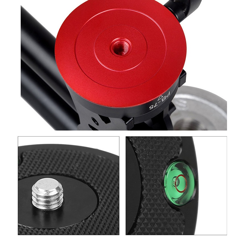 Đầu xoay 360 độ bằng hợp kim nhôm tải trọng 6-10kg cho chân máy ảnh | BigBuy360 - bigbuy360.vn