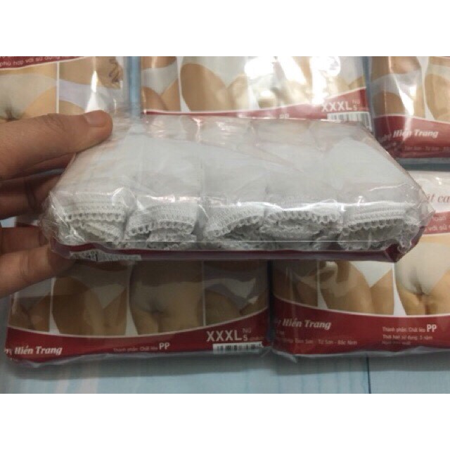Set 5 quần lót giấy mẫu mới (hàng đắt) làm từ chất liệu mỏng nhẹ, mềm