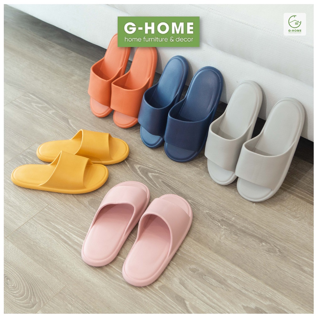 Dép cao su đi trong nhà Ghome chất Eva thoáng khí mềm nhẹ, chống trơn trượt DT22M3