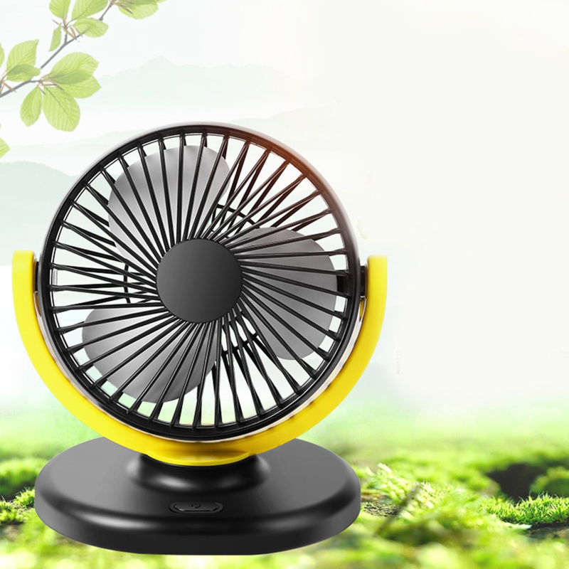Quạt Usb Nhỏ Không Chổi Than 3 Tốc Độ Gió 6.3inch Để Bàn / Xe Hơi / Văn Phòng