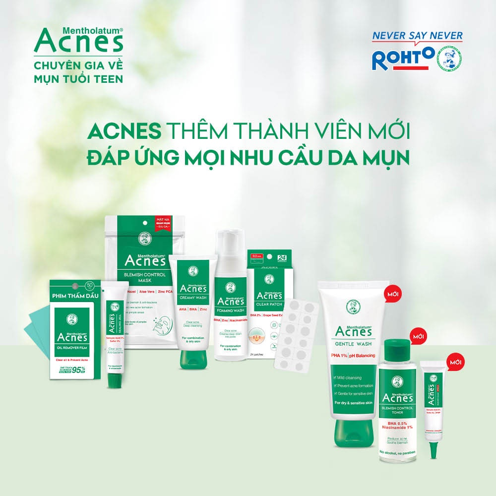 Dung dịch tạo bọt ngăn ngừa mụn Acnes Foaming Wash 150ml