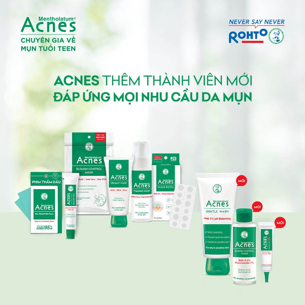 Giấy thấm dầu Acnes Oil Remover Paper (100 tờ)