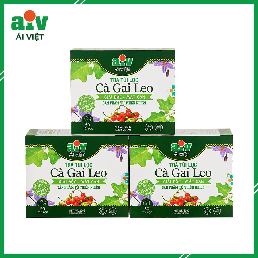Trà Cà Gai Leo Ái Việt giải độc mát gan (250gr - 50 túi) | BigBuy360 - bigbuy360.vn
