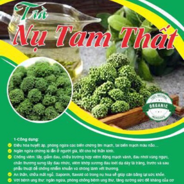 Trà Nụ Tam thất bao tử( KHÔNG CUỐNG)