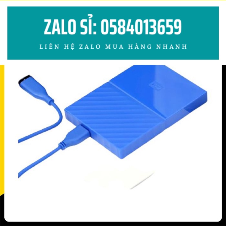 Ổ cứng HDD 1TB WD My Passport Xanh Dương - Hàng chính hãng
