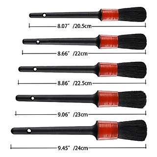 Bộ 5 chổi rửa xe hơi, vệ sinh xe ô tô- 5 dụng cụ sạch xe oto chuyên dụng