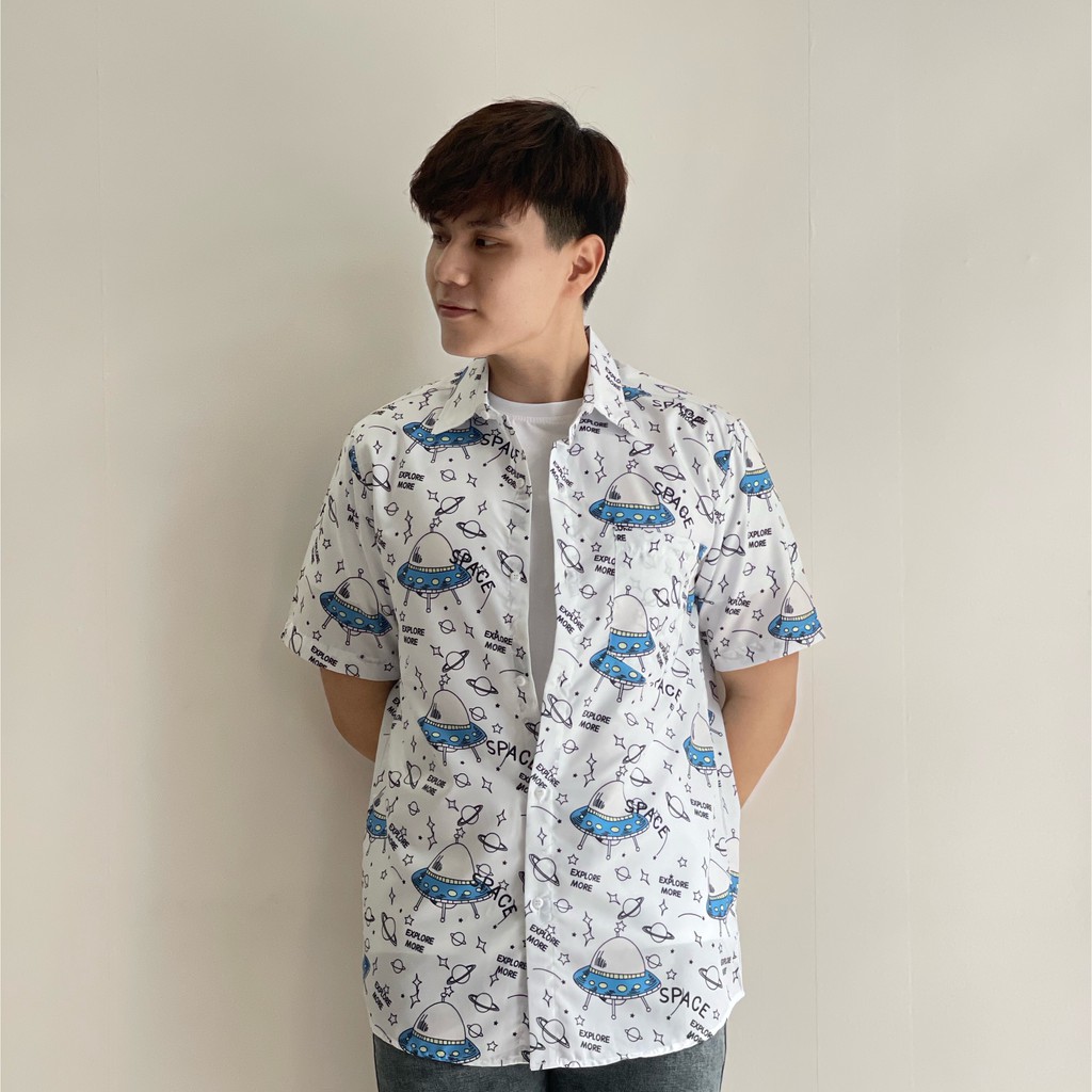 ÁO SƠ MI TRẮNG HOẠ TIẾT SIÊU ĐẸP , ĐỘC LẠ DÀNH CHO BẠN NAM