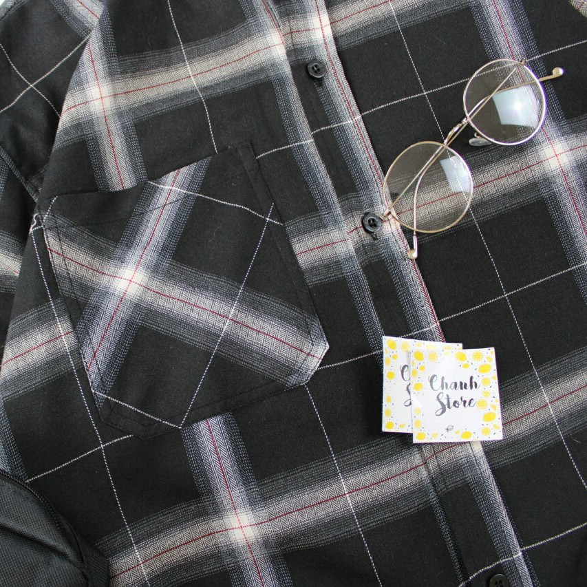 Áo sơ mi Flannel Zip sườn | BigBuy360 - bigbuy360.vn