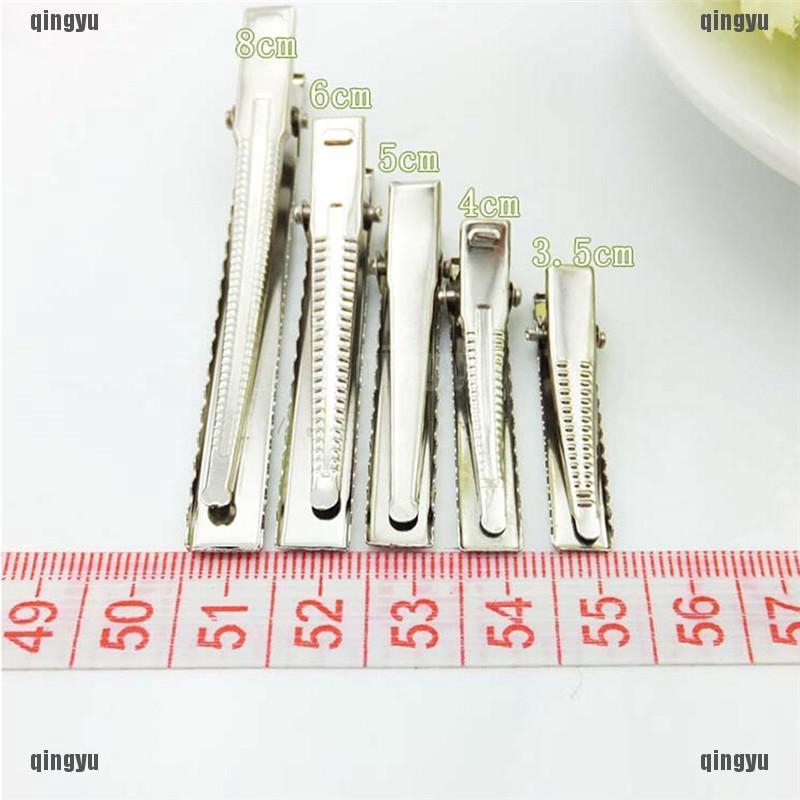 Set 50 Kẹp Tóc Kim Loại Màu Bạc